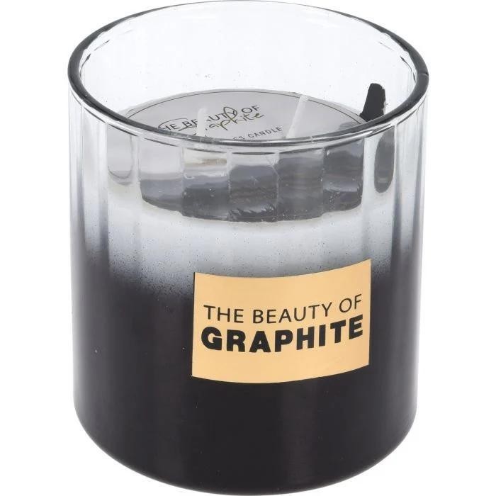 VASO VETRO CON CANDELA 3 ASSORTITI 10CM